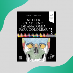 Hansen - Netter Cuaderno de anatomía para colorear 3Ed - Elsevier 2023