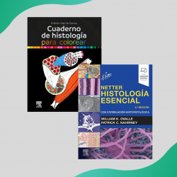 Paquete -  Cuaderno para colorear de histología + Histología esencial - Elsevier
