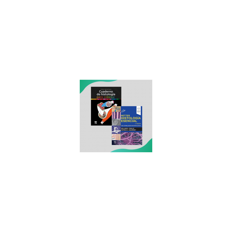 Paquete -  Cuaderno para colorear de histología + Histología esencial - Elsevier