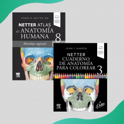 Paquete - Anatomía de Netter Atlas + Cuaderno para colorear - Elsevier