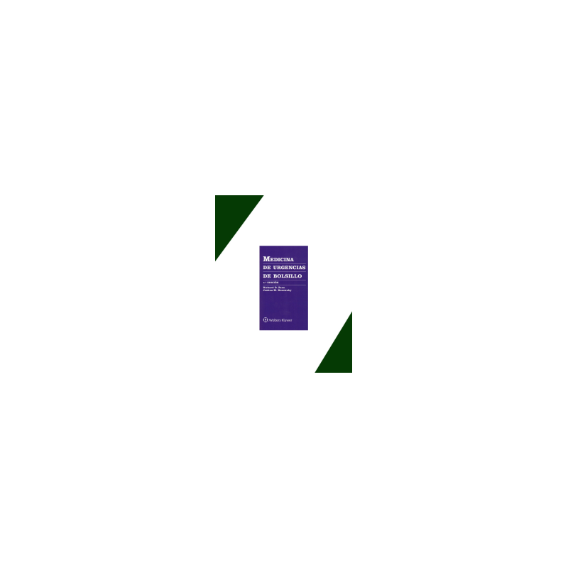 Zane - Medicina de urgencias de bolsillo 4Ed. - Wolters Kluwer 2019