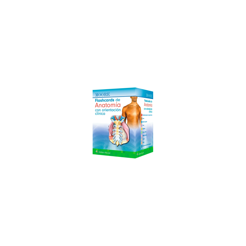 Moore - Flashcards de Anatomía con orientación clínica - Wolters Kluwer 2025