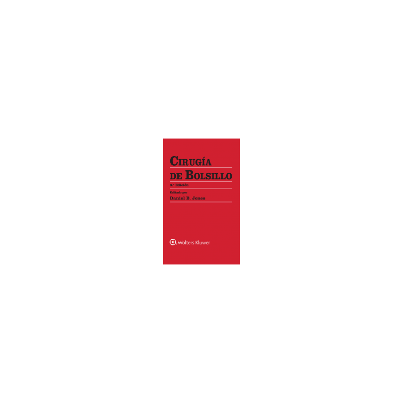 Jones - Cirugía de Bolsillo 3Ed. - Wolters Kluwer 2024